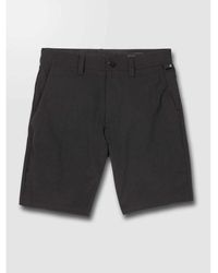 Volcom - Short Frickin Cross Shred Shorts 20 Black - Lyst
