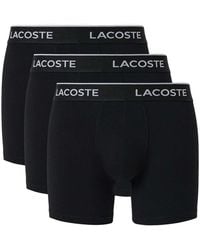 Lacoste - Boxers 3 Pack Cotton Stretch Boxer Briefs - Lyst