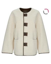 Pieces - Windjack Pcjulie Reversible - Lyst