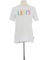 Levi's - T-shirt T-shirt en coton blanc - Lyst