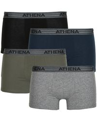 Athena - Boxer Basic Coton Pack De 4 - Lyst