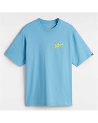 Vans - T-Shirt Brush Script Loose Ss - Lyst
