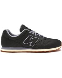 new balance modern classic 373 trainers in black ml373gre new balance modern classic 373 trainers in black ml373gre
