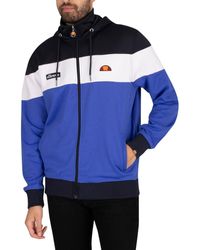 ellesse cooper tape full zip hoodie