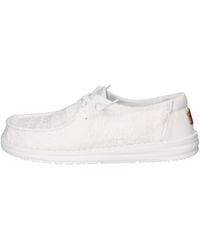 HEYDUDE - Baskets basses Wendy Crochet Lace chaussures de tennis - Lyst