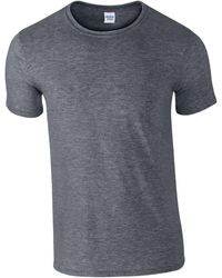 Gildan T-shirt Korte Mouw Soft-style - Grijs