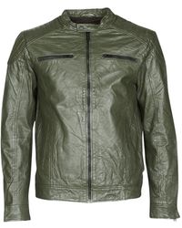 Blousons en cuir Jack & Jones pour homme - Jusqu'à -36 % sur Lyst.fr