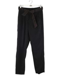 Maje - Pantalon Pantalon droit noir - Lyst