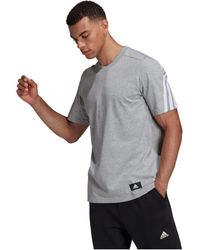 adidas - Polo M FI 3S Tee - Lyst