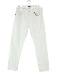 Ralph Lauren - Jeans Jean slim en coton blanc - Lyst