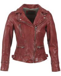 Oakwood Leren Jas Video - Rood