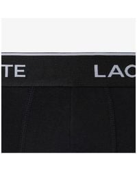 Lacoste - Caleçons Lot De 3 Boxers Homme Coton Stretch - Lyst