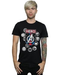 Marvel - T-shirt Hero Badge - Lyst