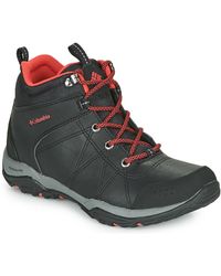 Columbia Wandelschoenen Fire Venturetm Mid Leather Waterproof - Zwart
