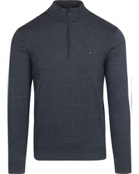 No Excess - Sweatshirts Pull Demi-Zip Marine - Lyst
