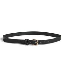 Pieces - Ceinture Clisa Leather Belt - Lyst