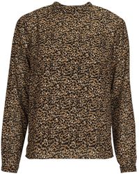 ONLY - Camicetta Onlkacey Fr L/S High Neck Top Ptm - Lyst