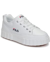 Fila Rubber Sandblast Court - Sneakers in het Wit - Lyst