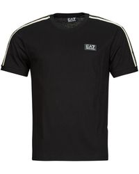 EA7 - T-Shirt Train Logo Series M Tape Tee Ss Co - Lyst