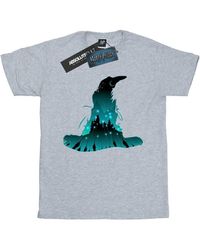 Harry Potter - T-shirt Hogwarts Silhouette - Lyst
