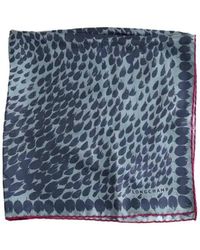 Longchamp - Echarpe Carré en soie - Lyst