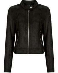 Vero Moda - Lederjacken Vmjose Mari Short Faux Suede Jacket Boos - Lyst