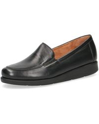 Dames Schoenen voor voor Platte schoenen voor Pantoffels Caprice Mocassins in het Zwart 