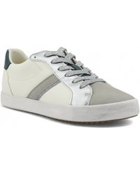 Geox - Chaussures Blomiee Sneaker Donna Optic White Green D456HC000BCC1R3X - Lyst