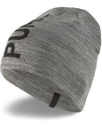 PUMA - Bonnet Ess Classic Cuffless Beanie - Lyst