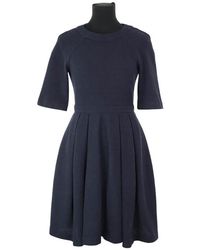 Ba&sh - Robe Courte Robe En Coton Bleue - Lyst