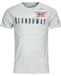 GEOGRAPHICAL NORWAY - T-Shirt Korte Mouw Jason - Lyst