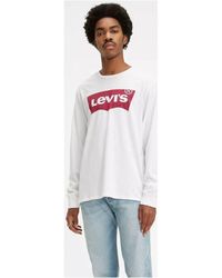 Levi's - T-shirt 36015 0010 - LONG SLEEVE TEE-BRIGHT WHITE - Lyst