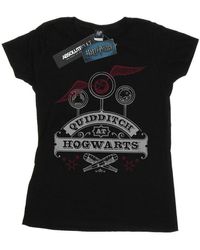 Harry Potter - T-shirt Quidditch At Hogwarts - Lyst