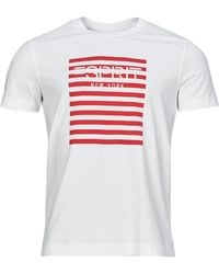 Esprit - T-Shirt Ocs Logo Stripe - Lyst