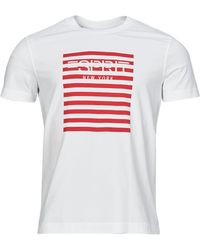 Esprit - T-shirt OCS LOGO STRIPE - Lyst