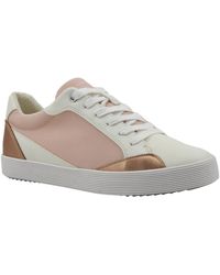 Geox - Chaussures Blomiee Sneaker Donna Rose Optic White D456HE0FU54C8105 - Lyst