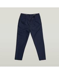 G-Star - Pantalon D24543-D967 PLEATED CHINO-C742 SALUTE - Lyst
