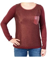 Le Temps Des Cerises - Pull Athena femmes Pull en rouge - Lyst