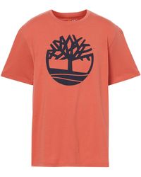 Timberland - T-shirt SS Brand Reg - Lyst