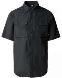 The North Face - Chemise NF0A4T19 M SS SEQUOIA-0C5 ASPHALT - Lyst