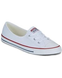 Converse - Lage Sneakers Ballet Lace Chuck Taylor All Star Slip - Lyst