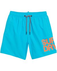 Superdry - Short Short de Bain Sportswear Logo 17 - Lyst