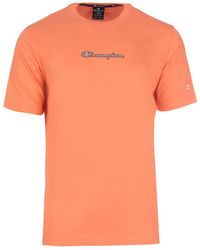 Champion - Polo fluo Crewneck T-Shirt - Lyst