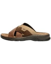 Tbs - Sandales Plates Mules Homme Ref 65686 Q8N15 Chocolat - Lyst