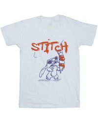 Disney - T-shirt Lilo Stitch Ice Creams - Lyst