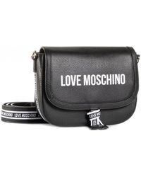 en handtassen voor Dames Tassen voor voor Schouder Love Moschino Boekentas Met Logoprint in het Rood 
