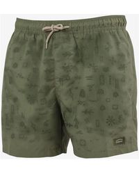 Oxbow - Zwembroek Volleyshort Met Hydroreactieve Print Vairao - Lyst
