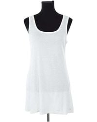 Des Petits Hauts - Tunique Robe En Coton Blanche - Lyst