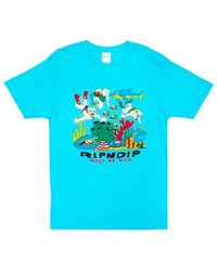t-shirt RIPNDIP pour homme en coloris Gris Ripndip after supper Homme Vêtements T-shirts T-shirts à manches courtes 