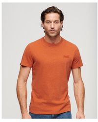 Superdry - T-shirt T-shirt logo essentiel en coton biologique - Lyst